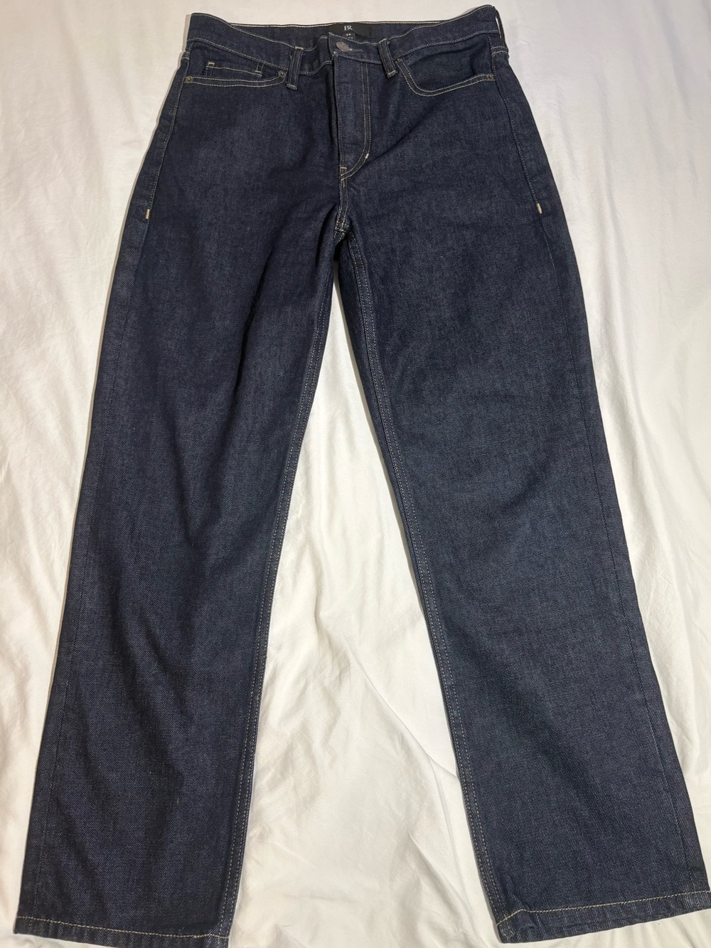 Woman’s Banana Republic Classic Straight Leg Jeans Dark Wash 29 (8)